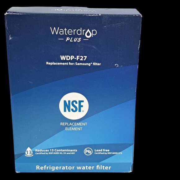 Waterdrop Plus WDP-F27 Refrigerator Water Filter (Samsung Compatible) 3 Filters - Picture 2 of 6